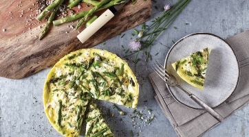 Spárgás frittata