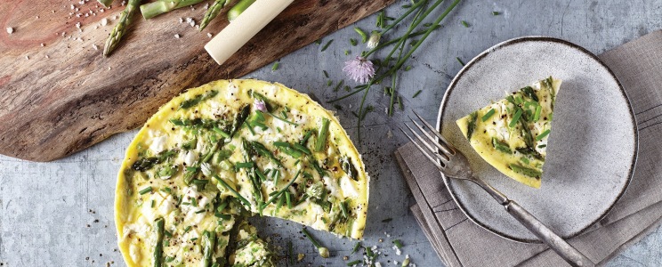 Spárgás frittata