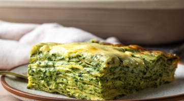 Spenótos-ricottás lasagne