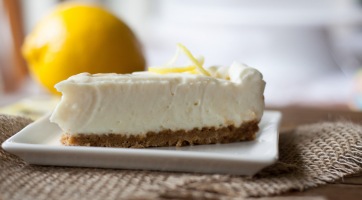 Sütés nélküli citromos sajttorta