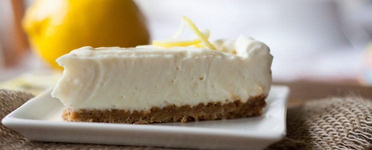 Sütés nélküli citromos sajttorta