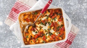 Sütőben sült caprese gnocchi