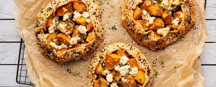 Sütőtökös galette