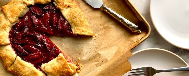 Szilvás galette