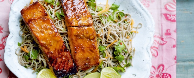 Teriyaki lazac