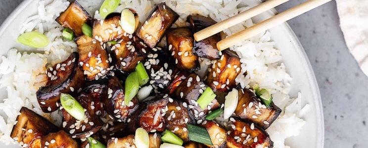 Teriyaki padlizsán
