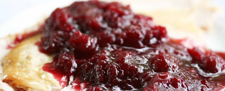Vörösboros áfonyaszósz