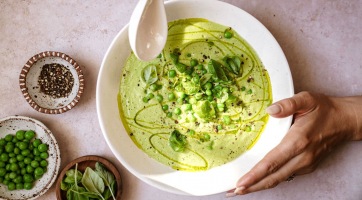 Zöld gazpacho, a hideg nyári leves