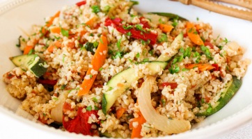 Zöldséges bulgur