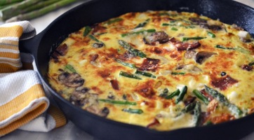 Zöldséges frittata