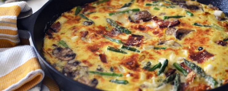 Zöldséges frittata