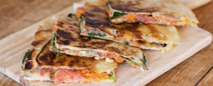 Zöldséges quesadilla