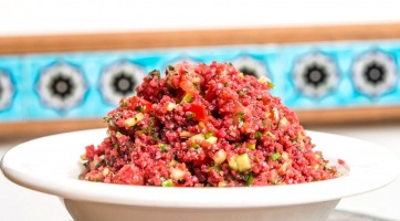 Céklás bulgur