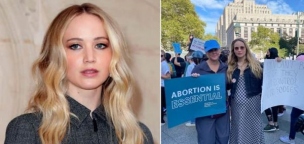 Amy Schumer és Jennifer Lawrence együtt tüntettek az abortusztörvény ellen 
