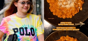 Gigi Hadid kedvenc ételébe némi vodka is kell