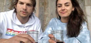 Karanténbor készítésébe kezdett Mila Kunis és Ashton Kutcher