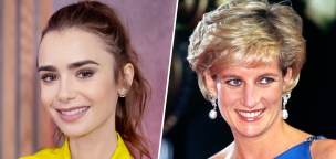 Lily Collins visszaemlékezett arra, amikor gyerekként találkozott Diana hercegnővel