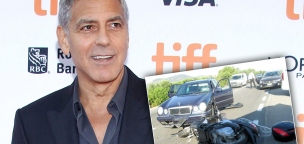 Motorbalesetet szenvedett George Clooney