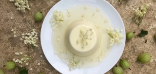 Bodzás panna cotta