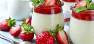 Epres panna cotta