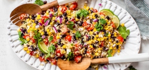 Mexikói quinoa saláta