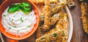 Parmezános rántott cukkini